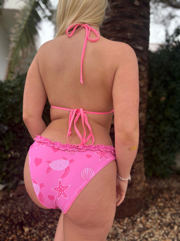 Turtle Print X2 Bikini Set
